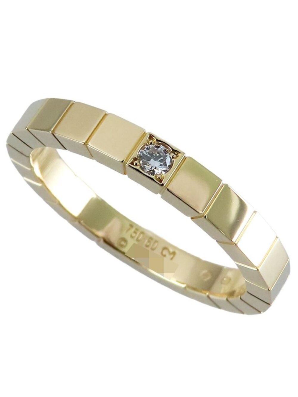 Cartier Lanieres Ring Yellow Gold 18k Diamond
